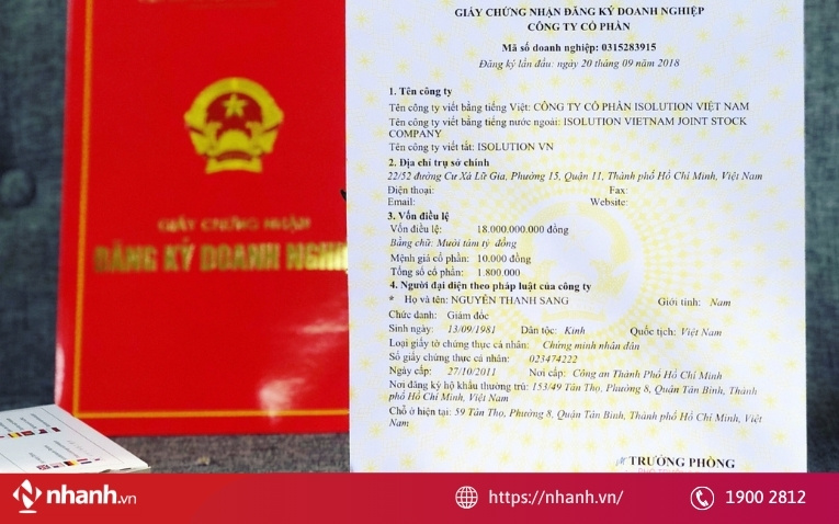Nhận kết quả thủ tục đăng ký giấy phép kinh doanhNhận kết quả thủ tục đăng ký giấy phép kinh doanh