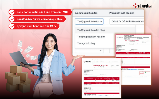 Phần mềm bán hàng tích hợp hóa đơn điện tử