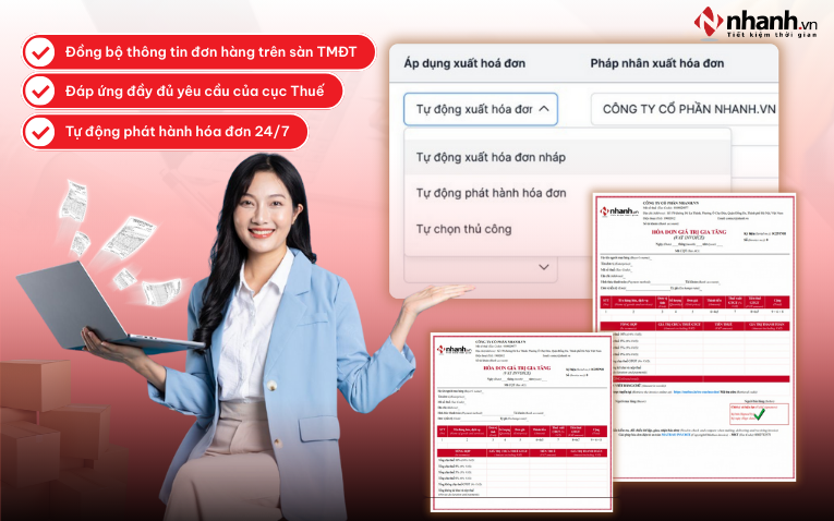 Phần mềm quản lý bán hàng tích hợp hóa đơn điện tử