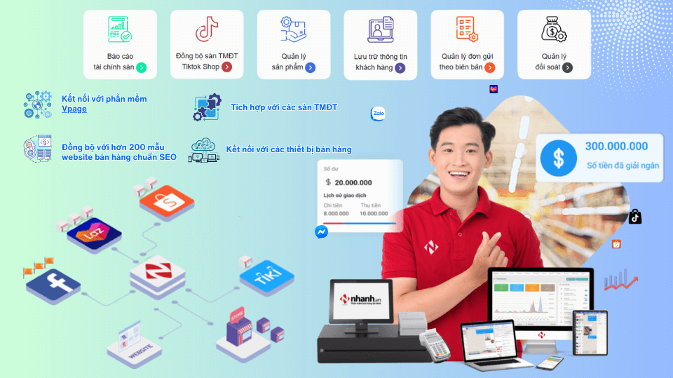 Omnichannel - Phần mềm quản lý bán hàng đa kênh