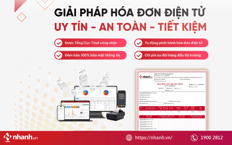 Điểm mạnh nổi bật về hóa đơn điện tử & thuế của Nhanh.POS