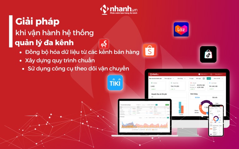 Những giải pháp khi vận hành hệ thống quản lý đa kênh