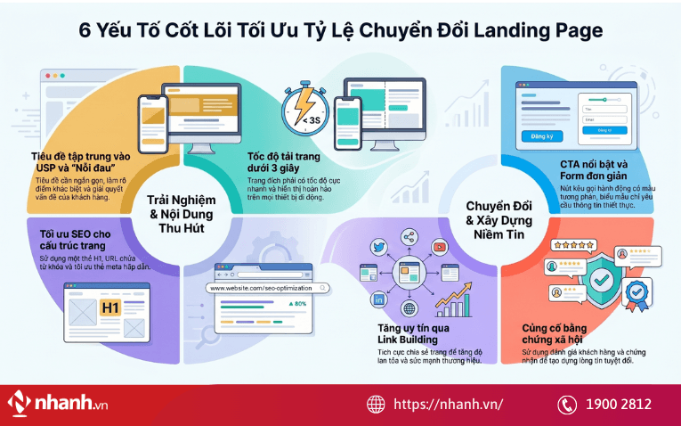 Những yếu tố tạo nên Landing Page chuyển đổi cao
