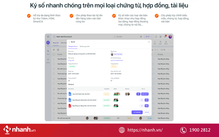 Phần mềm ký số 1Sign với giao diện thân thiện, dễ sử dụng cho doanh nghiệp vừa và nhỏ