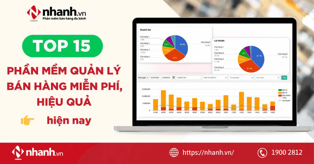 phần mềm quản lý bán hàng miễn phí, hiệu quả