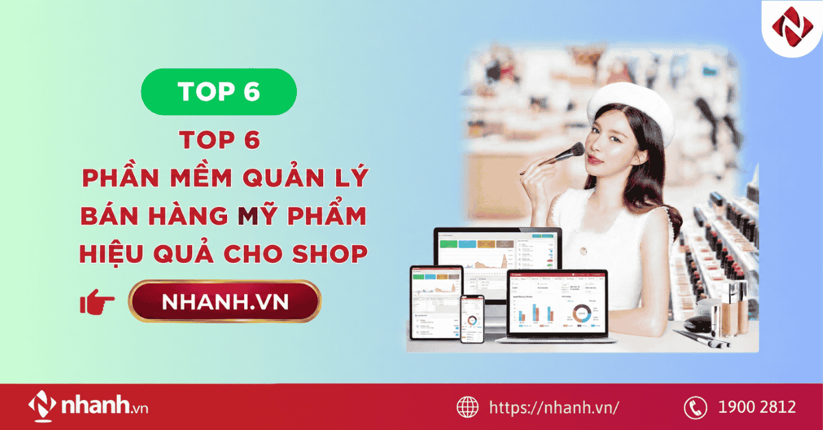 phần mềm quản lý bán hàng mỹ phẩm hiệu quả