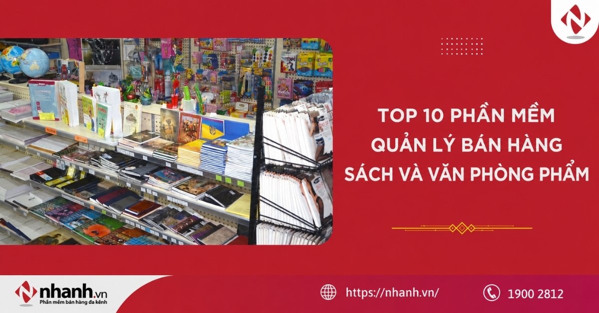phần mềm quản lý bán hàng sách và văn phòng phẩm