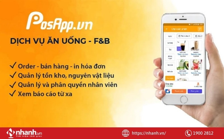 Phần mềm quản lý đơn hàng PosApp
