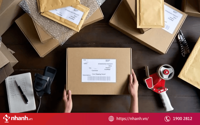 Quay video toàn bộ quá trình đóng gói