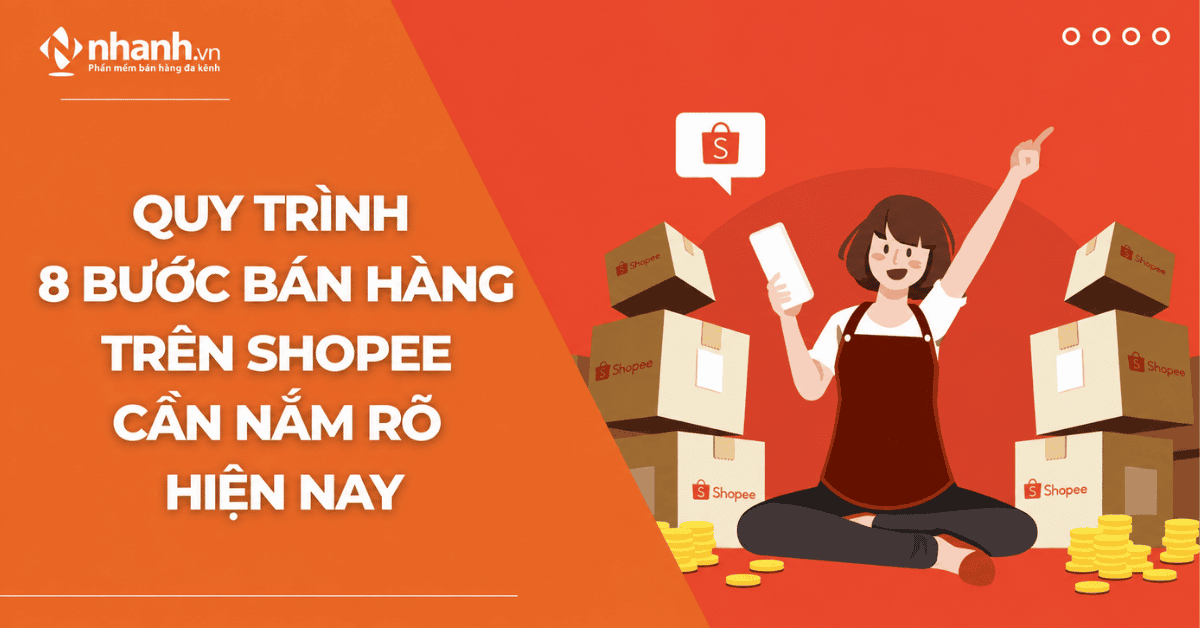 quy trình 8 bước bán hàng trên Shopee chuẩn chỉnh