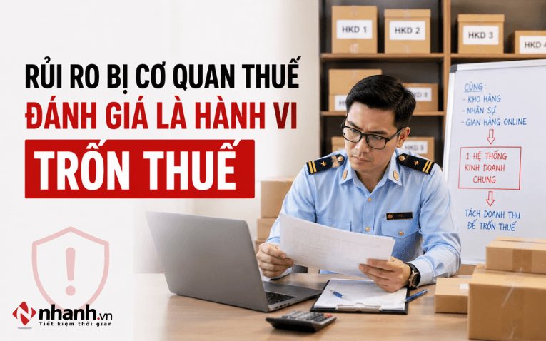 Rủi ro bị cơ quan thuế đánh giá là hành vi trốn thuế