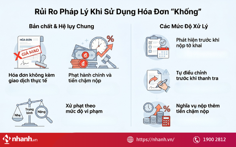 Rủi ro khi lấy nhiều hóa đơn đầu vào “khống”