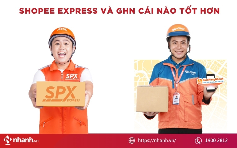 Shopee Express và GHN cái nào tốt hơn