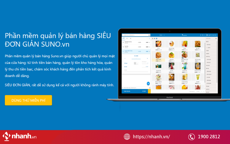 Phần mềm quản lý bán hàng Suno