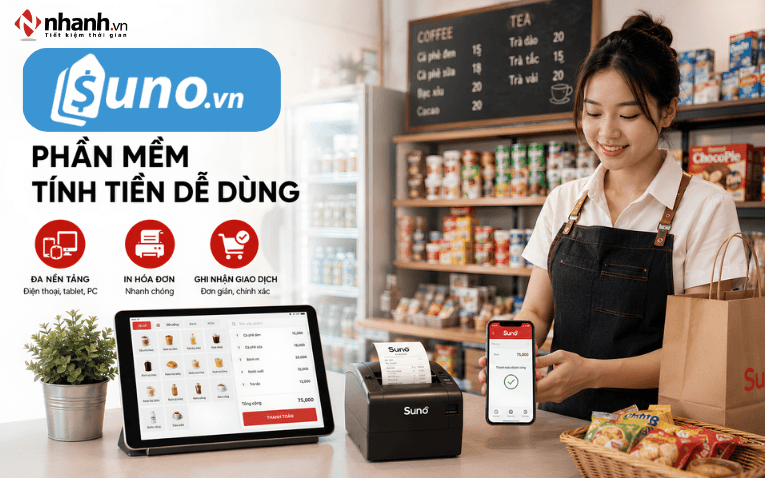 Phần mềm tính tiền Suno