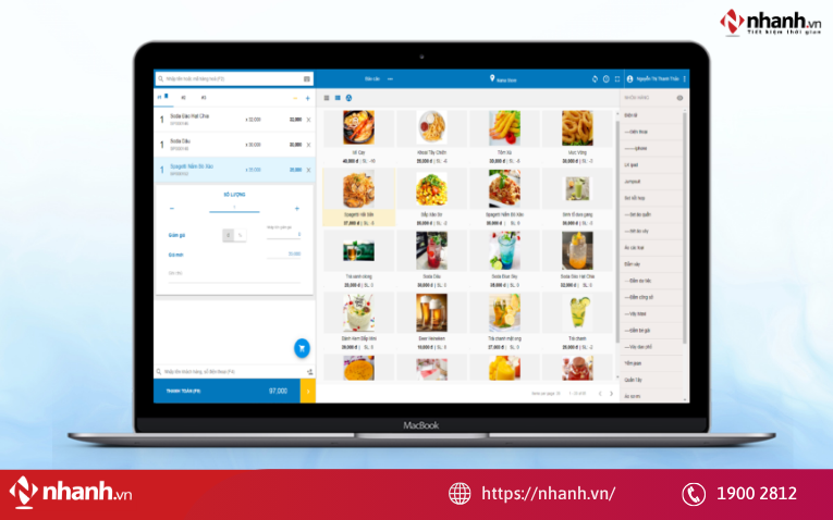 Phần mềm quản lý bán hàng nội thất Suno