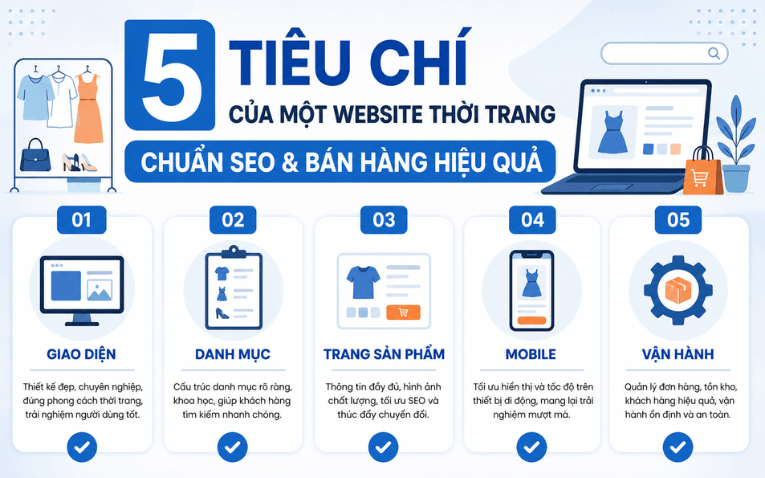 Một website bán hàng thời trang tốt cần có những gì?