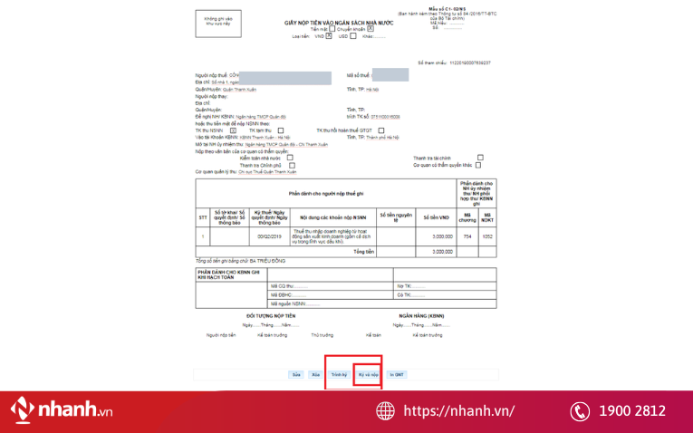 Tra cứu kết quả và nộp thuế