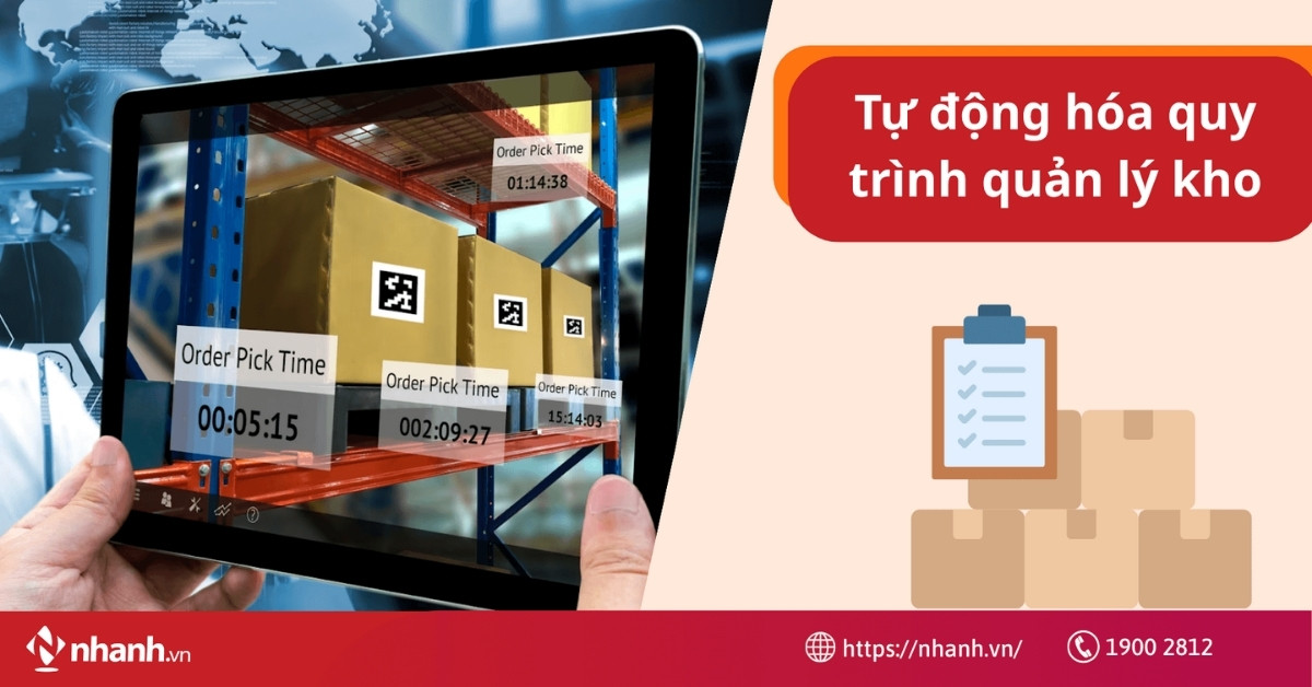 Tự động hóa quy trình quản lý kho