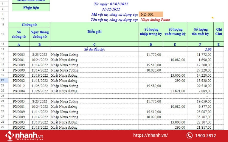 Ưu, nhược điểm quản lý kho của Excel