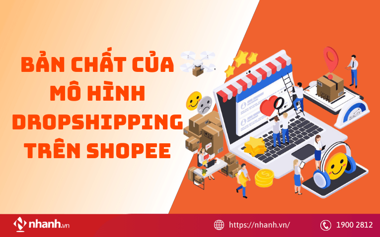 Bản chất của mô hình dropshipping trên Shopee