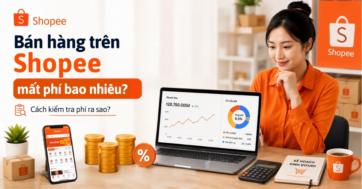 Bán hàng trên Shopee mất phí bao nhiêu? Cách kiểm tra phí ra sao?