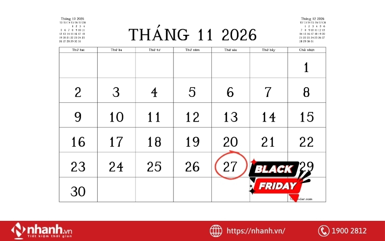 Ngày Black Friday 2026