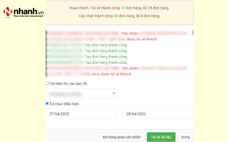 Tải đơn hàng từ TikTok Shop về Nhanh