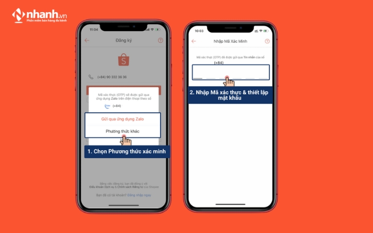 Hướng dẫn tạo tài khoản Shopee trên điện thoại