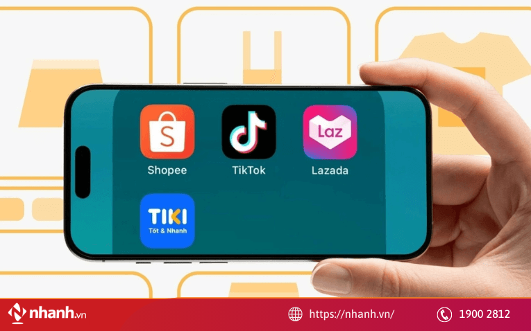 Cá nhân/hộ kinh doanh bán hàng trên Shopee, TikTok Shop, Lazada, Tiki