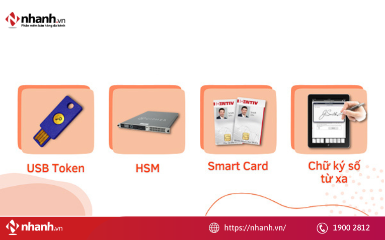Các loại chữ ký số