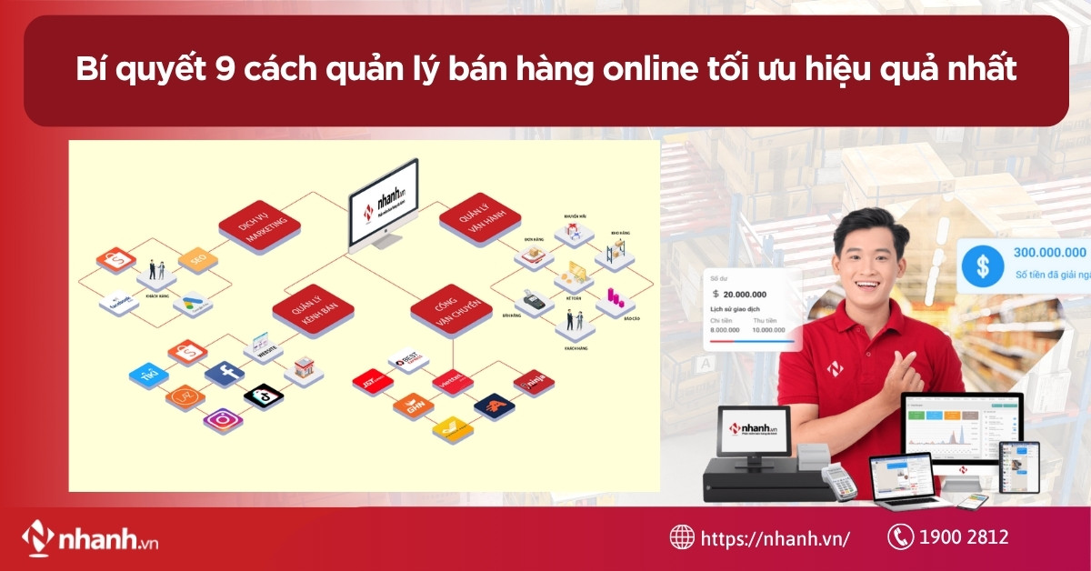 Bí quyết 9 cách quản lý bán hàng online tối ưu hiệu quả nhất