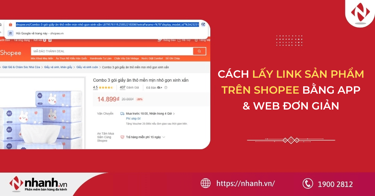 Cách lấy link sản phẩm trên Shopee bằng app và web đơn giản