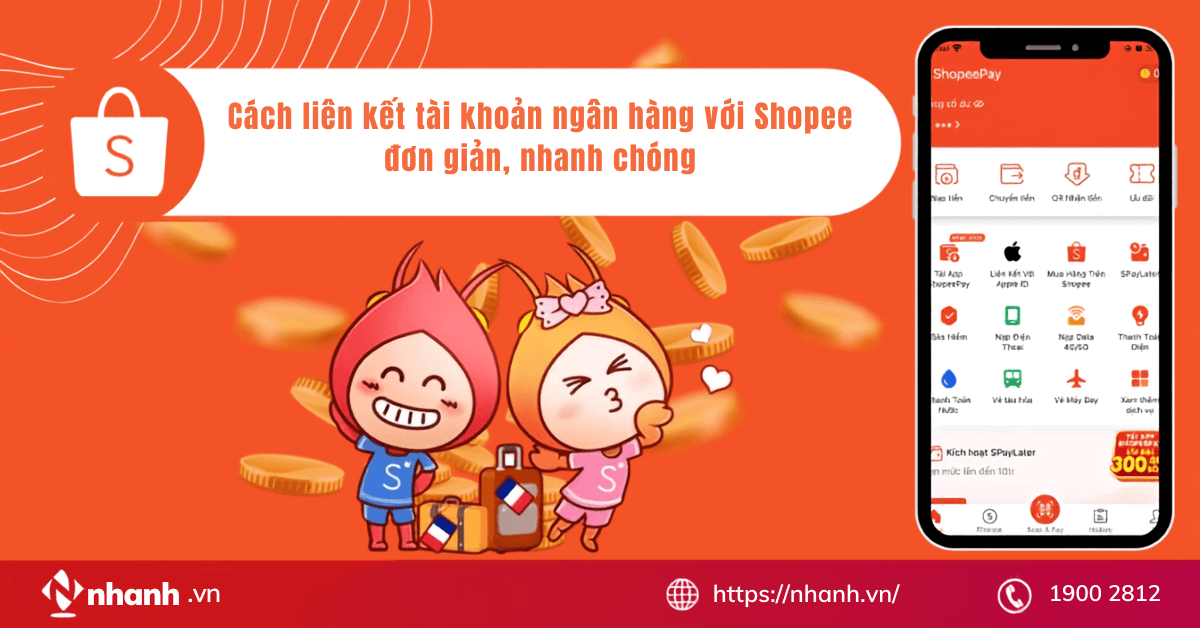 Cách liên kết tài khoản ngân hàng với Shopee đơn giản, nhanh chóng