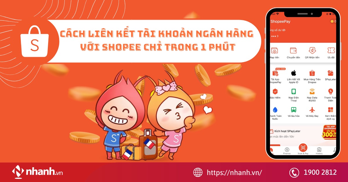 Cách liên kết tài khoản ngân hàng với Shopee chỉ trong 1 phút
