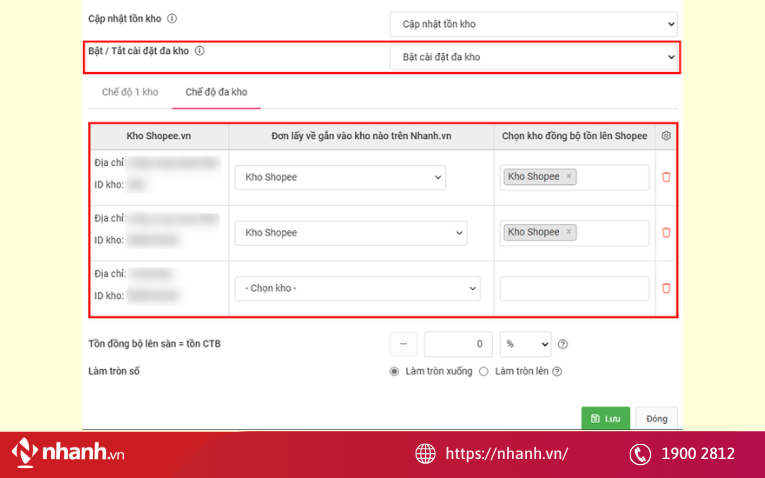 Kết nối Shopee