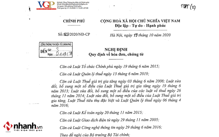 Căn cứ pháp lý mới nhất quy định xử lý hóa đơn chứng từ khi có sai sót