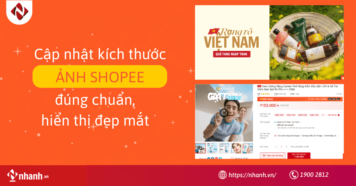 Cập nhật kích thước ảnh Shopee đúng chuẩn, hiển thị đẹp mắt