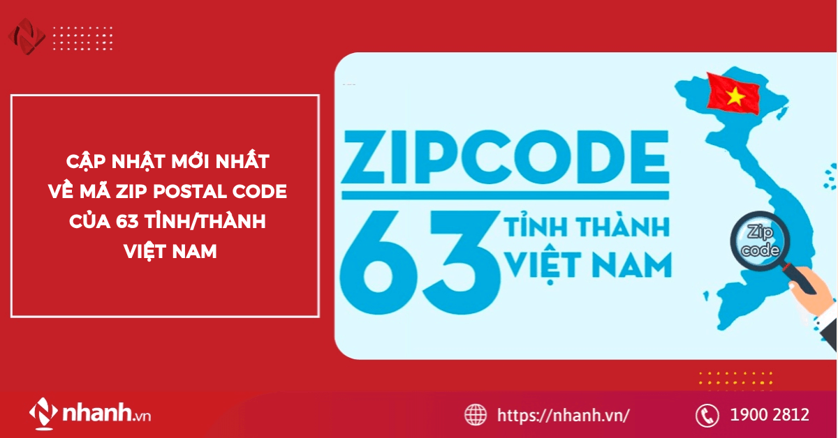 Cập nhật mới nhất về mã Zip Postal Code