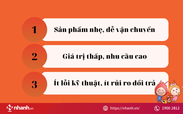 Chọn sản phẩm phù hợp với người mới