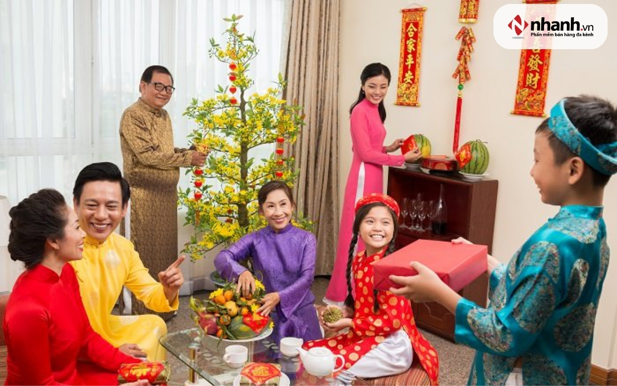 Chúc Tết người thân