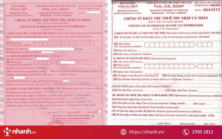 Chứng từ khấu trừ thuế là “chứng minh thư thuế” của người lao động trong suốt kỳ quyết toán