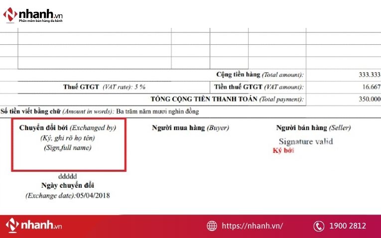 Chuyển đổi hóa đơn điện tử trong trường hợp bắt buộc