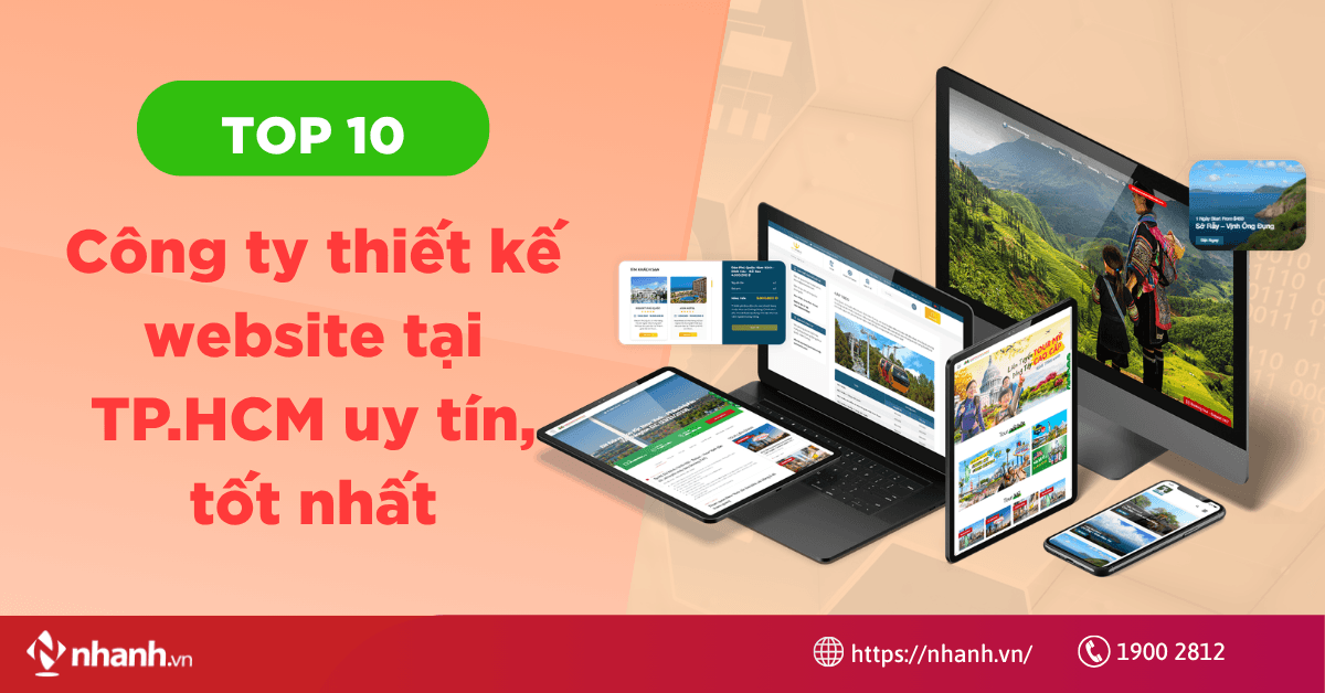 TOP 10 công ty thiết kế website tại TP.HCM uy tín, tốt nhất