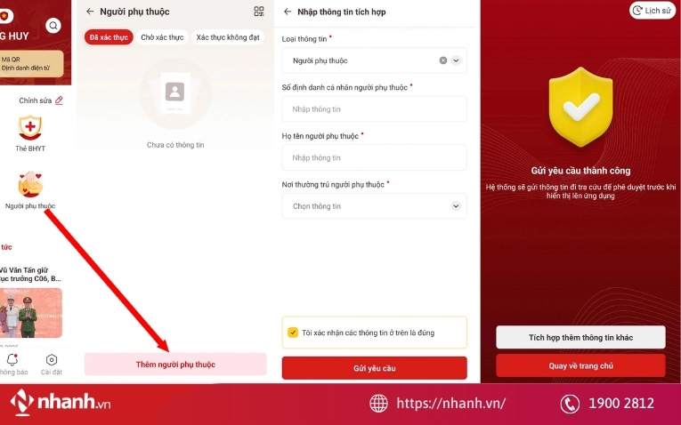 Đăng ký online trên ứng dụng VNeID