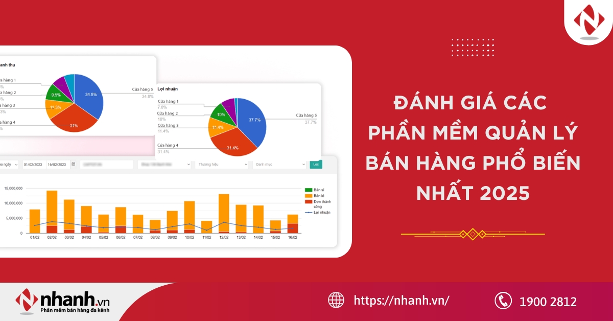 Đánh giá 5 phần mềm quản lý bán hàng phổ biến nhất năm 2025