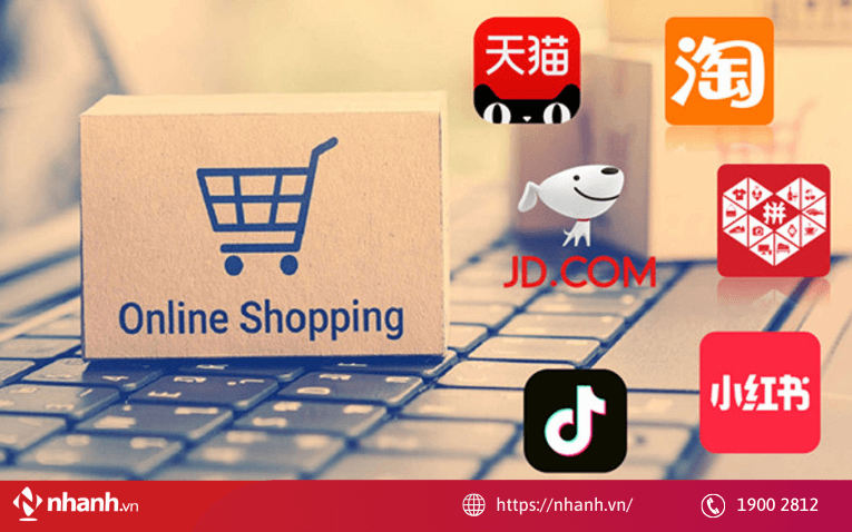 Đặt hàng qua nền tảng thương mại điện tử Trung Quốc