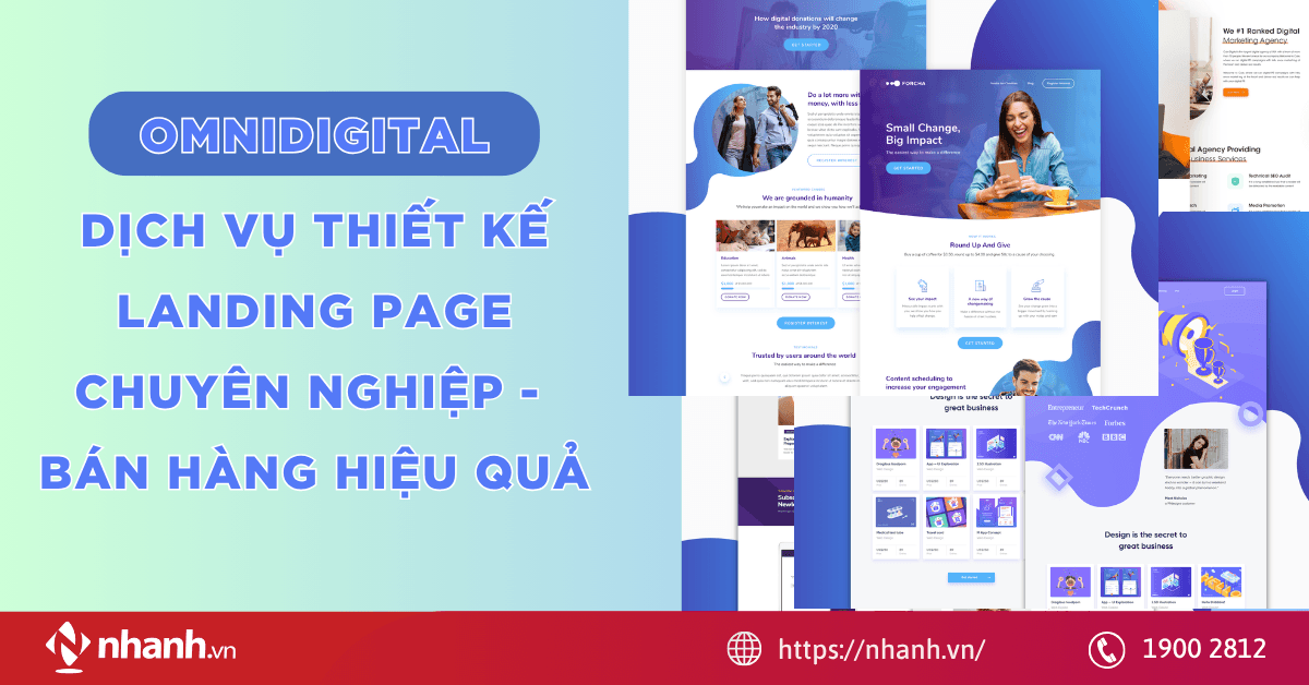 Dịch vụ thiết kế Landing Page chuyên nghiệp - bán hàng hiệu quả