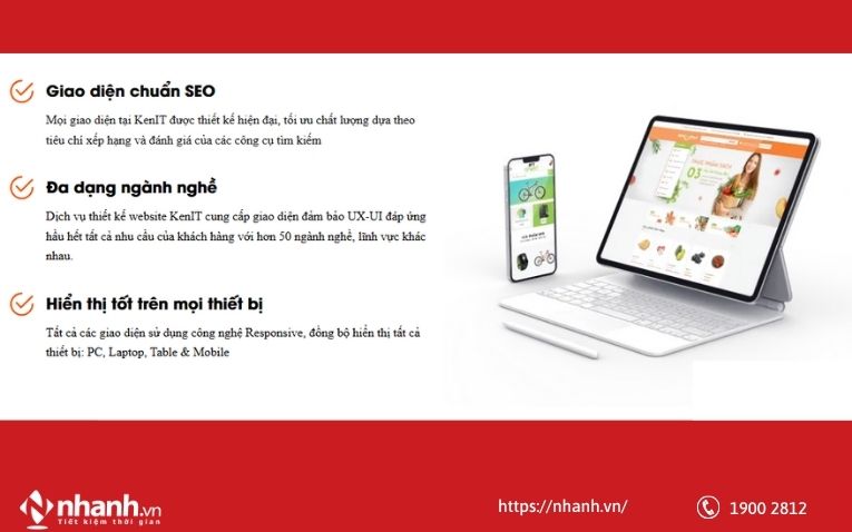 Dịch vụ thiết kế web KenIT