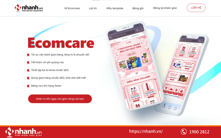 Ecomcare- Dịch vụ hỗ trợ nhà bán hàng trên Shopee